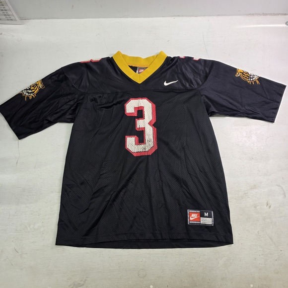 Vintage '90s Nike Team Sports Football Jersey #3 Tiger Sleeve Logo Mens M USA
